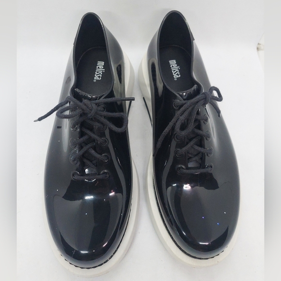 Melissa Vitorino Campos Grunge Lace Up Platform Oxford Shoes Women's Size 8 - Picture 3 of 16